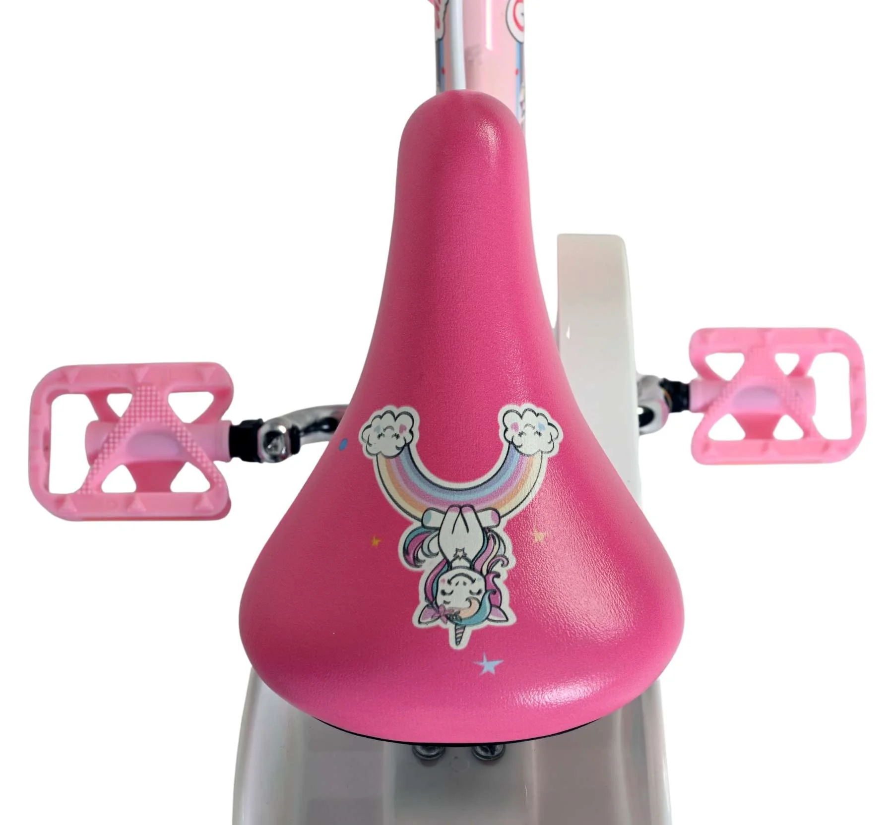 Bicicleta pentru copii Volare Unicorn - Fete - 12 inch - Roz - Frâne cu două mâini [4]