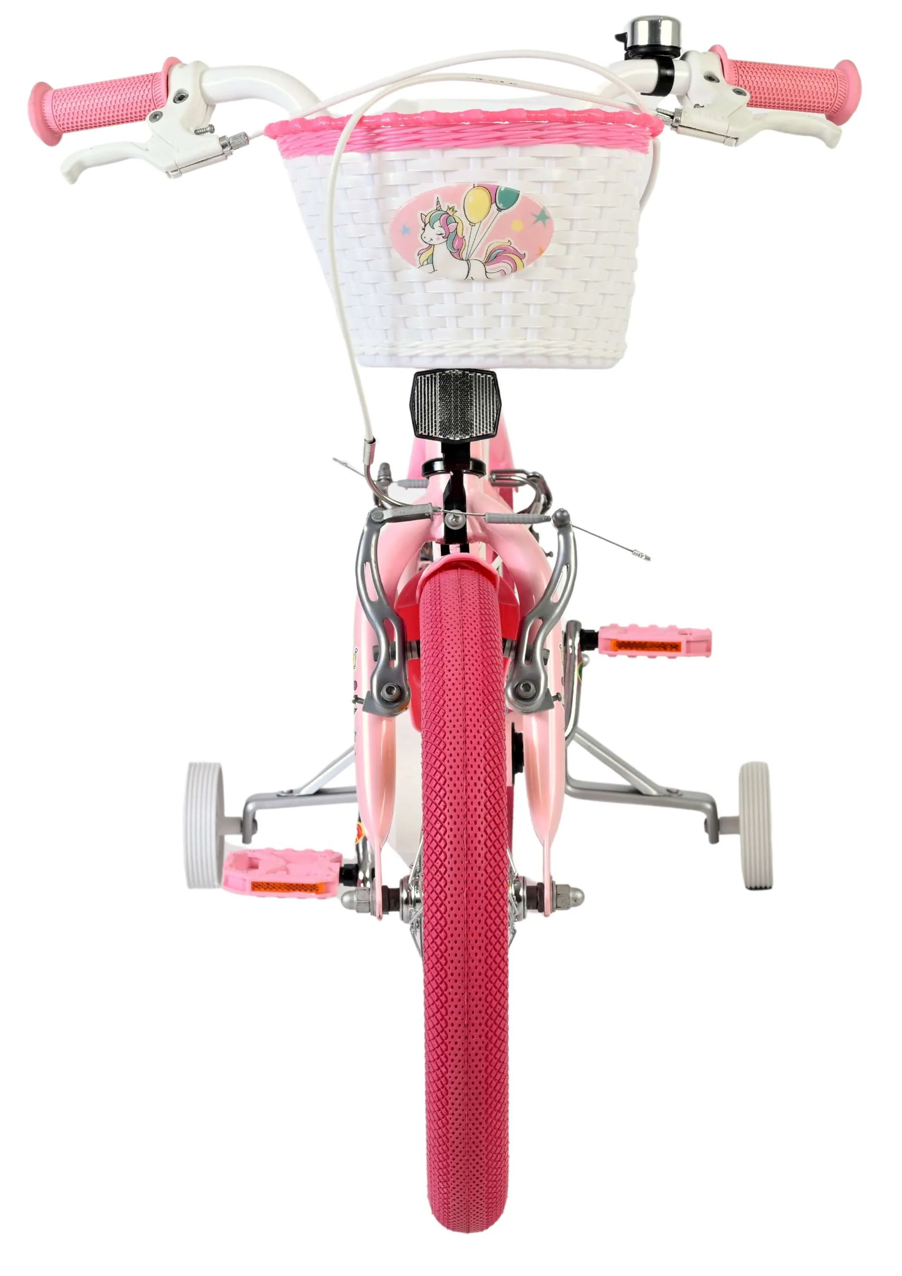 Bicicleta pentru copii Volare Unicorn - Fete - 16 inch - Roz - Frâne cu două mâini [6]