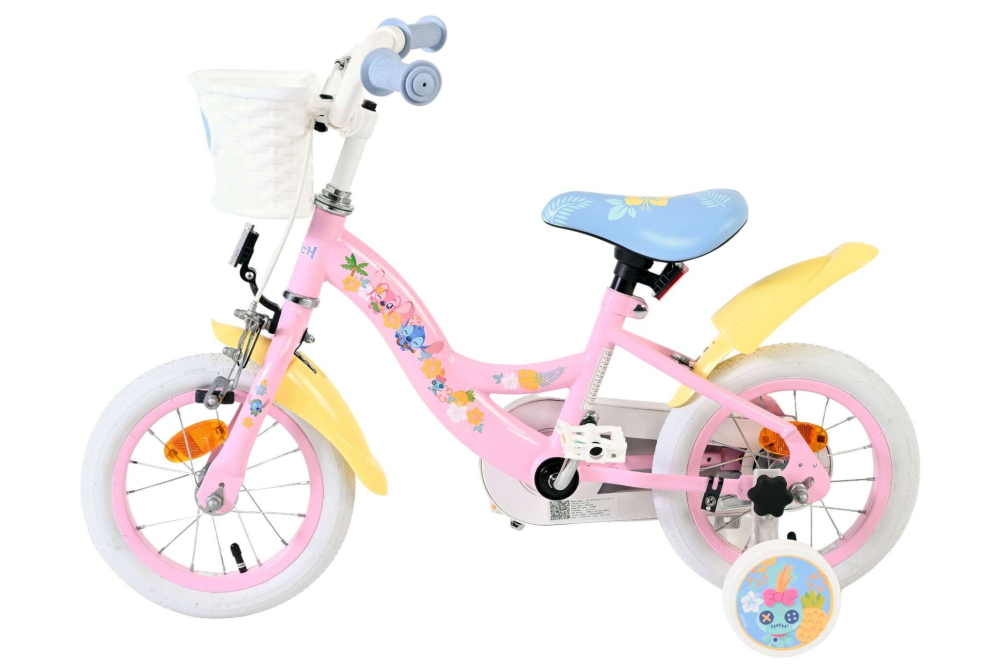 Bicicletă Disney Stitch pentru copii - Fete - 12 inch - Roz [4]