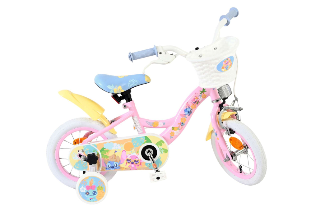 Bicicletă Disney Stitch pentru copii - Fete - 12 inch - Roz [2]