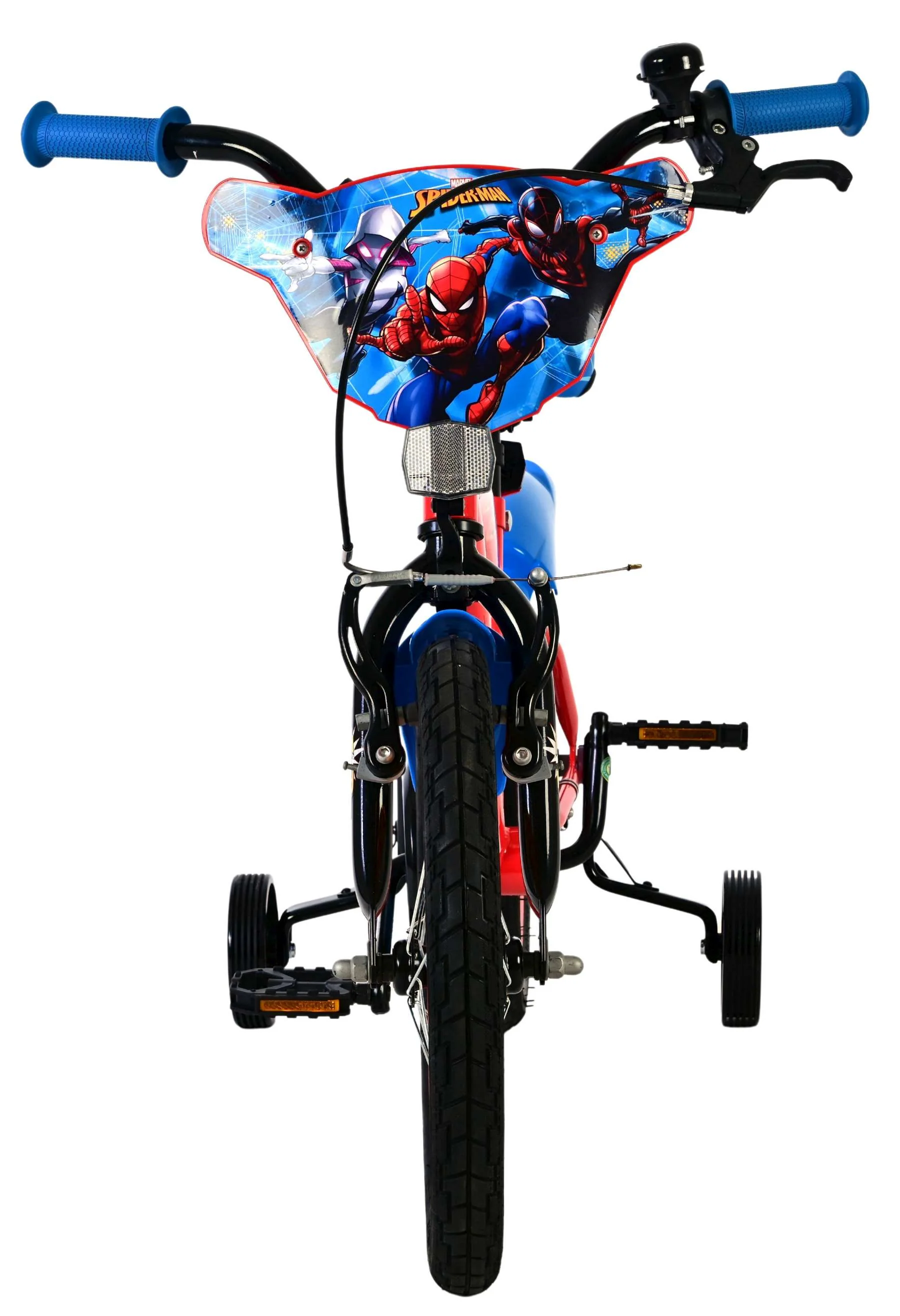 Bicicleta copii Marvel Spiderman 16 inch, pentru baieti, culoare rosu, frana de mana fata si butuc spate [6]