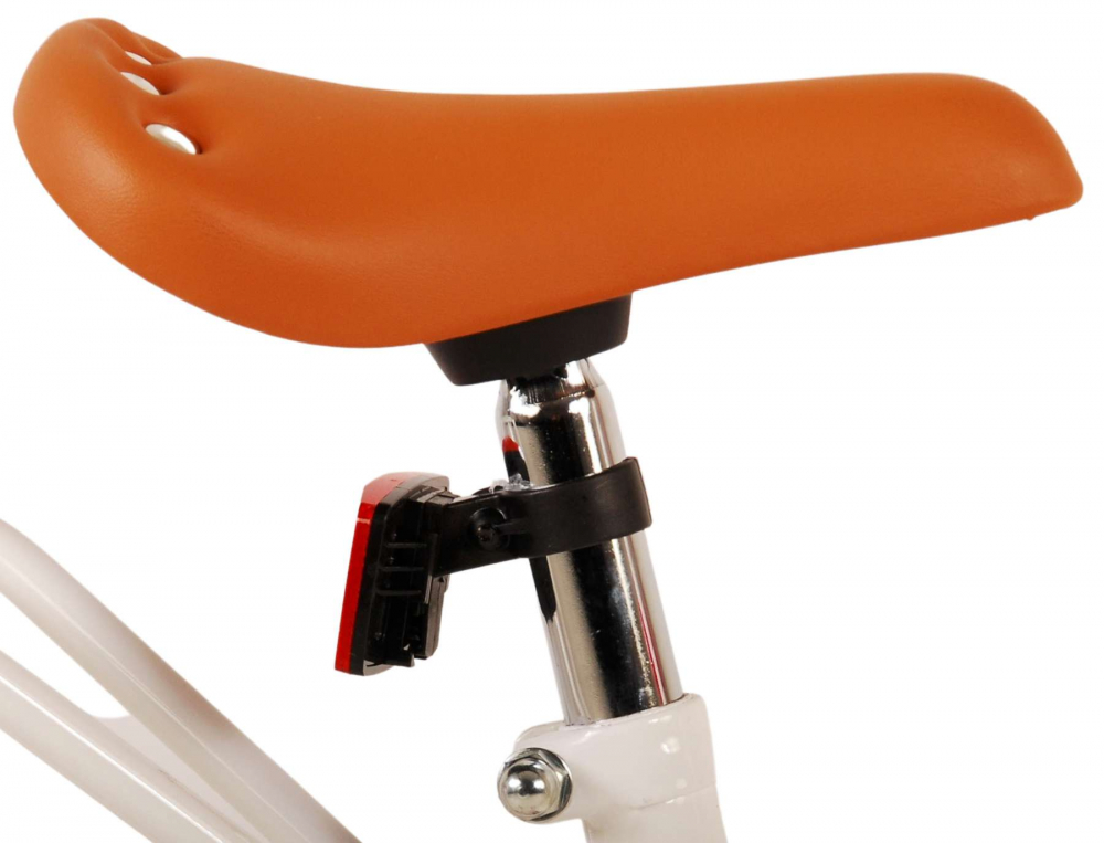 Bicicleta pentru fete Volare Excellent, 18 inch, culoare alb, frana de mana fata si frana contra spate [9]