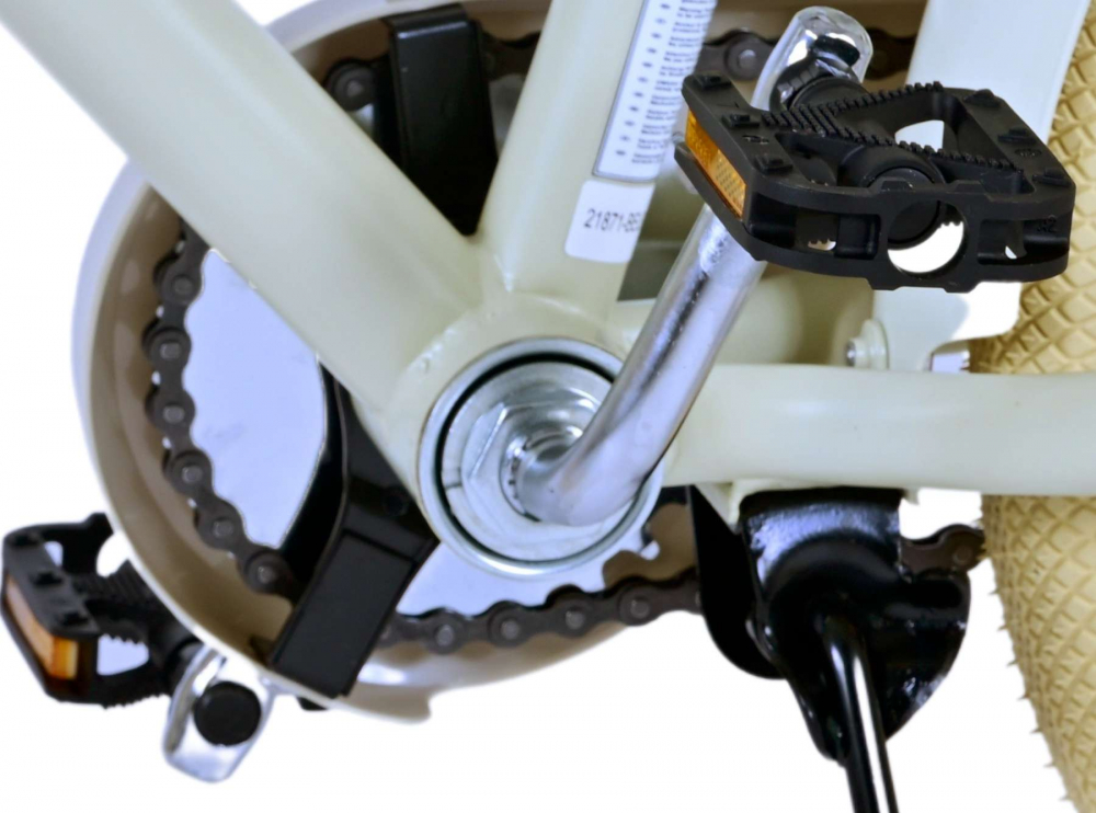 Bicicleta pentru fete Volare Melody, 18 inch, culoare nisipiu, frana de mana fata si spate [16]