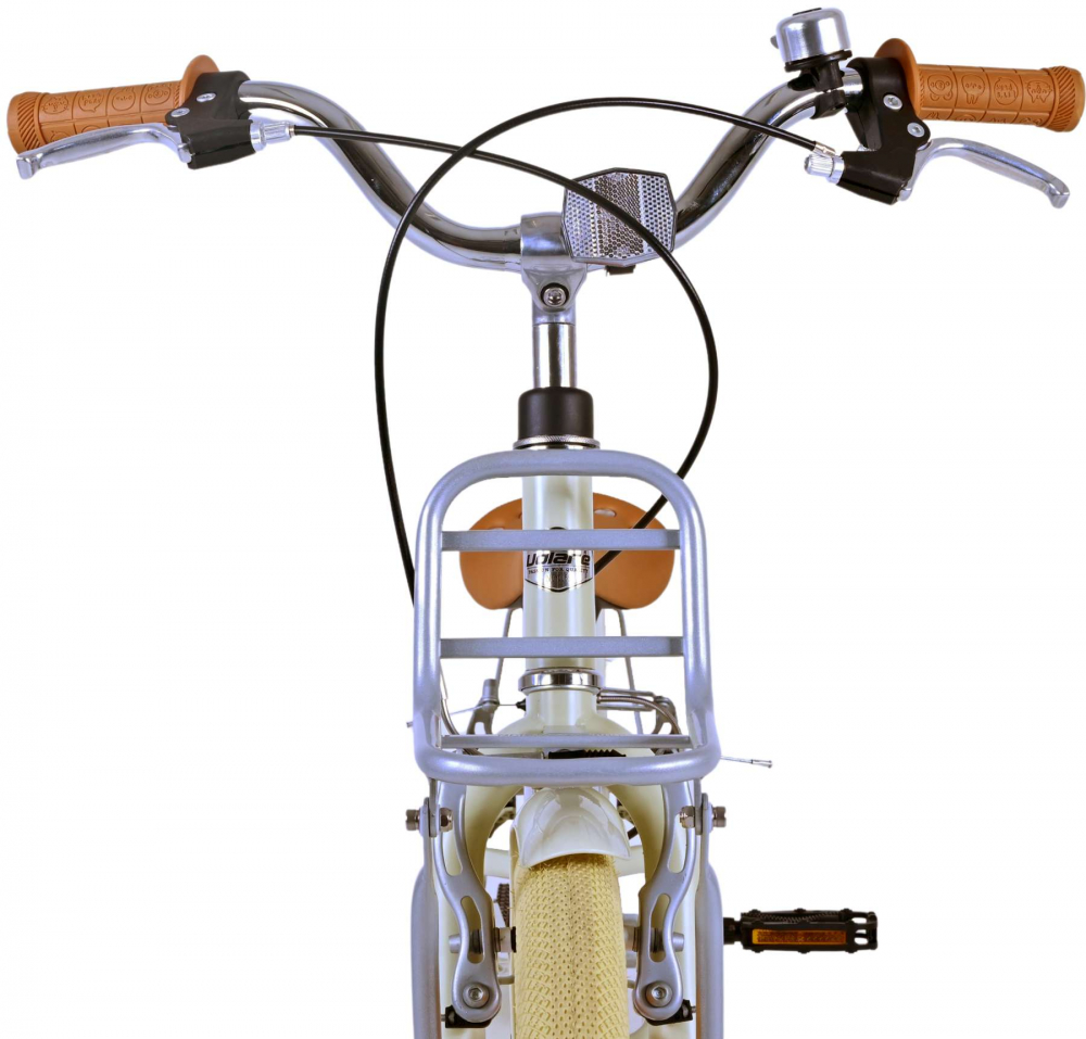 Bicicleta pentru fete Volare Melody, 18 inch, culoare nisipiu, frana de mana fata si spate [5]