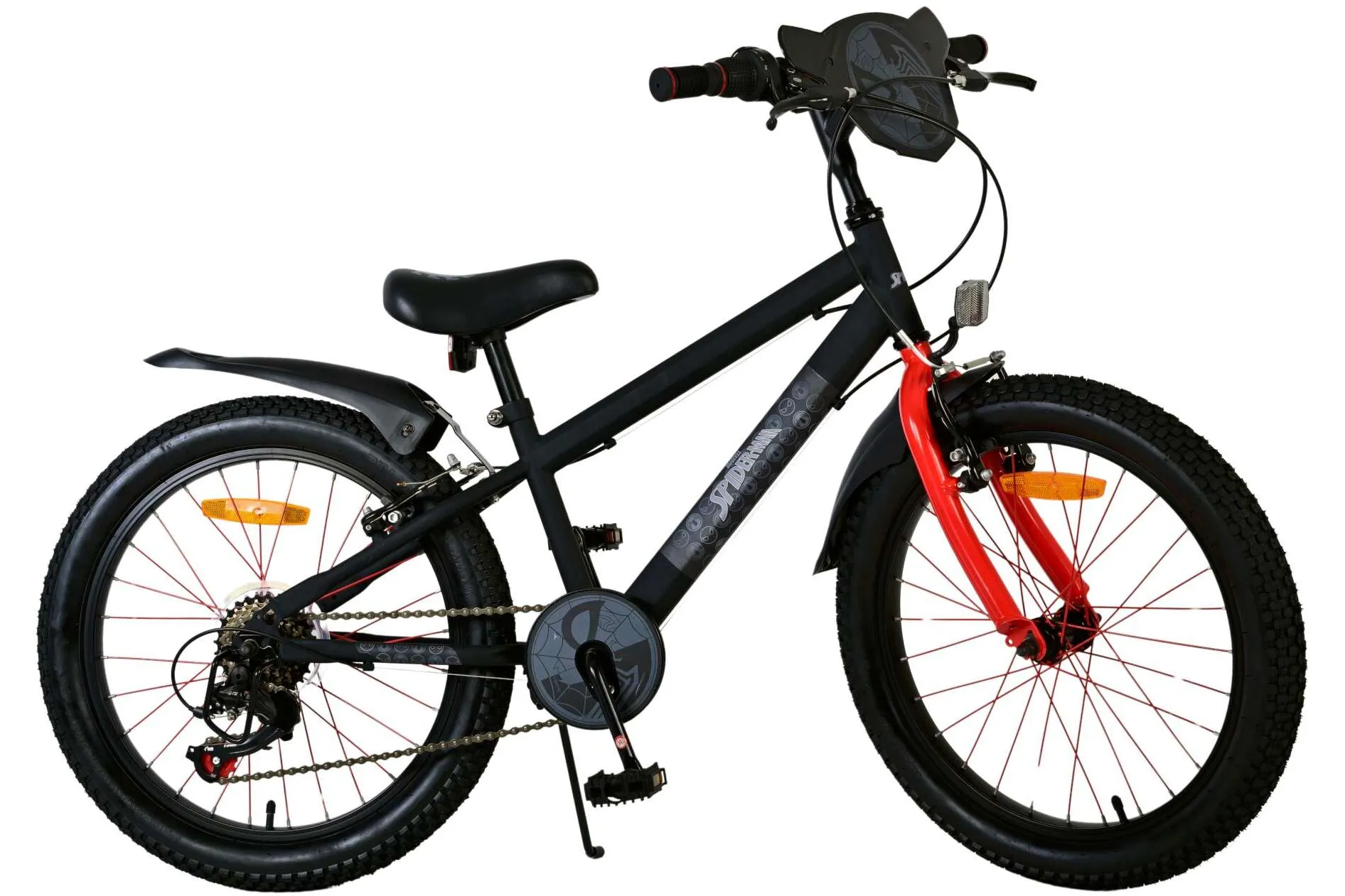 Bicicletă Volare  Spiderman 20" negru mat,7viteze [4]