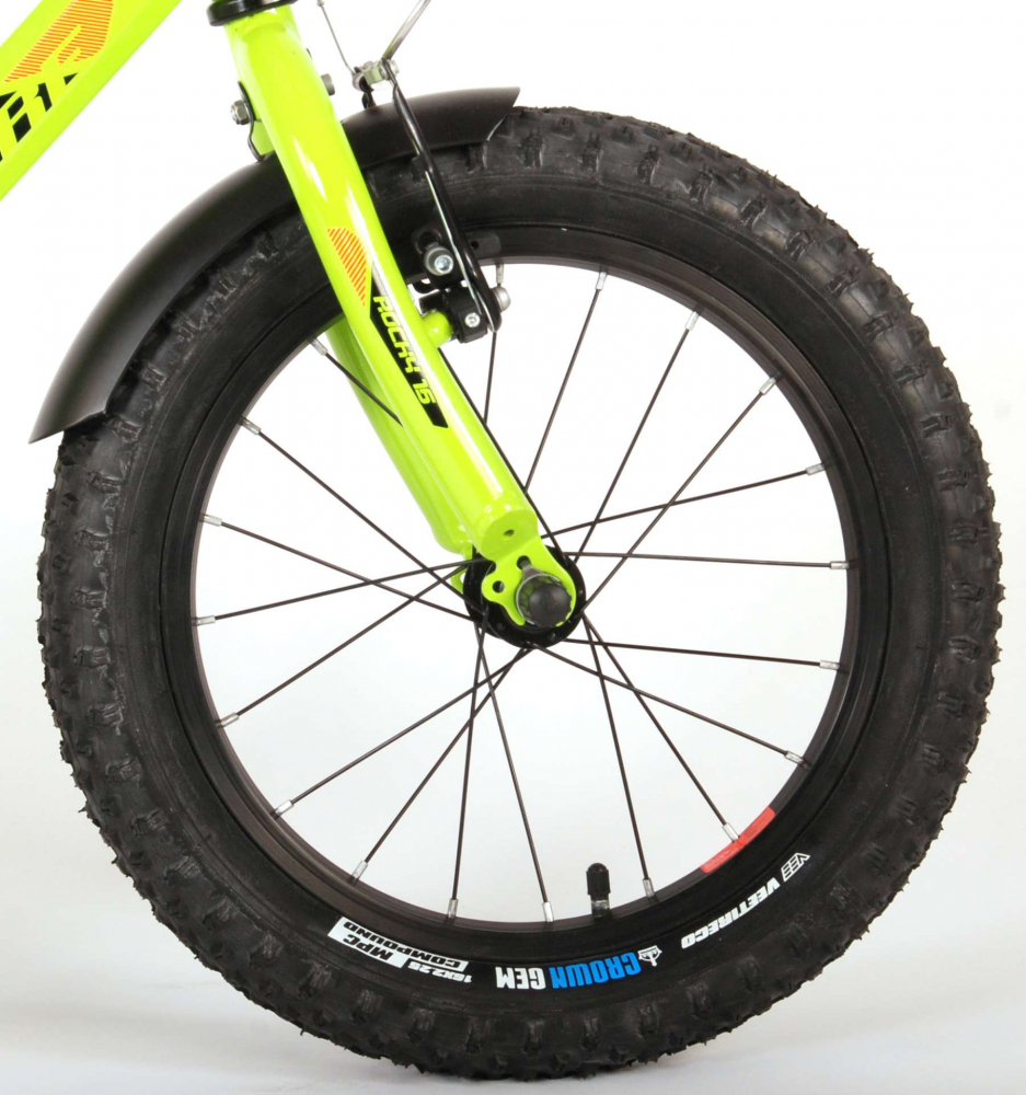 Bicicleta Volare Rocky pentru baieti, 16 inch, culoare verde, frana de mana + contra [4]