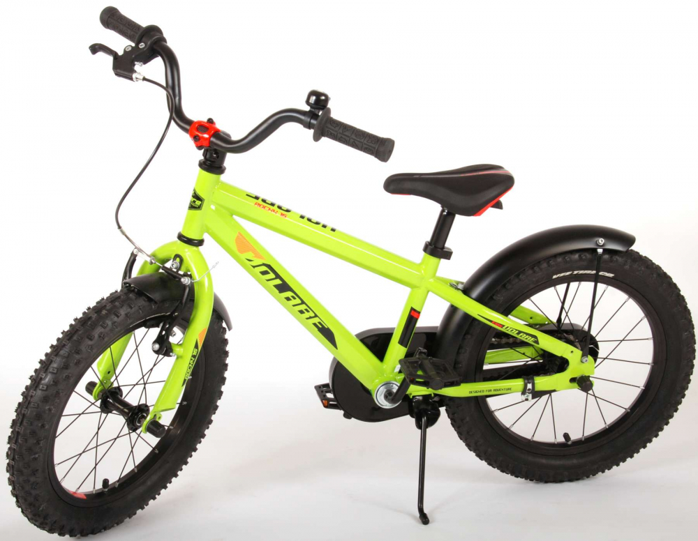Bicicleta Volare Rocky pentru baieti, 16 inch, culoare verde, frana de mana + contra [14]