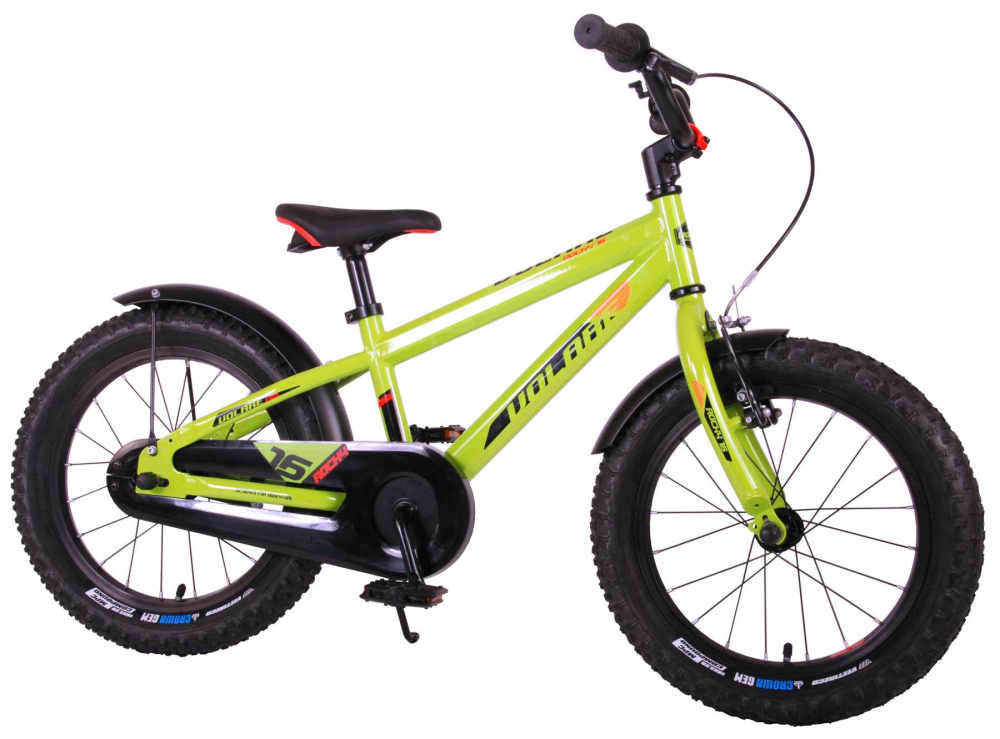 Bicicleta Volare Rocky pentru baieti, 16 inch, culoare verde, frana de mana + contra [2]