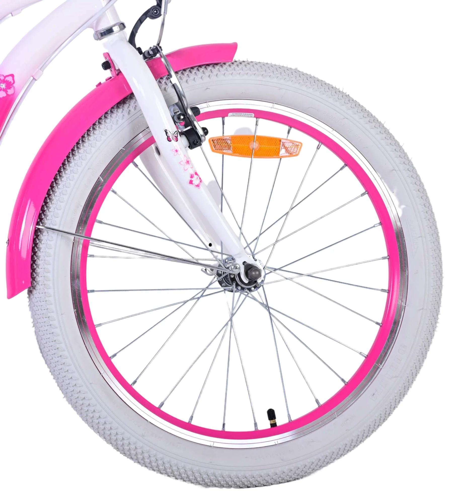 Bicicletă Volare Lovely pentru copii - Fete - 20 inch - Roz - 7 viteze [6]