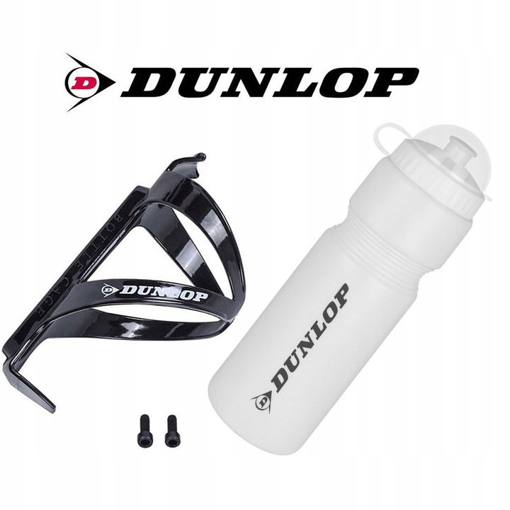 Bidon alb si suport negru, DUNLOP, capacitate 750ml [2]