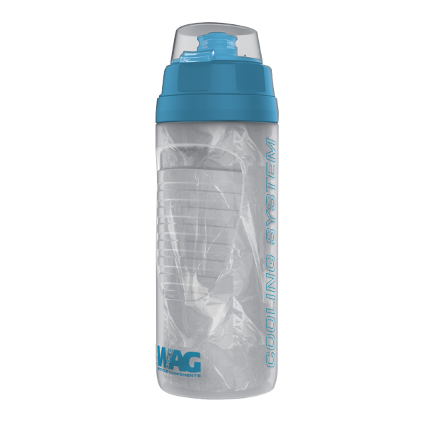 Bidon apa WAG 500ml, culoare transparent albastru