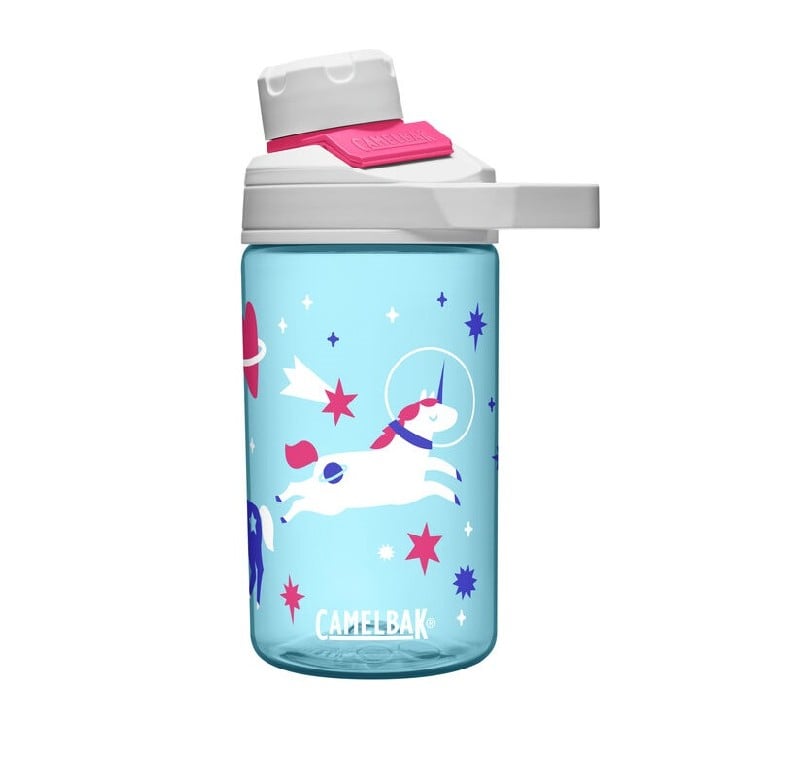 Bidon CAMELBAK pentru copii, 400ml, SpaceUnicorns, culoare alb roz