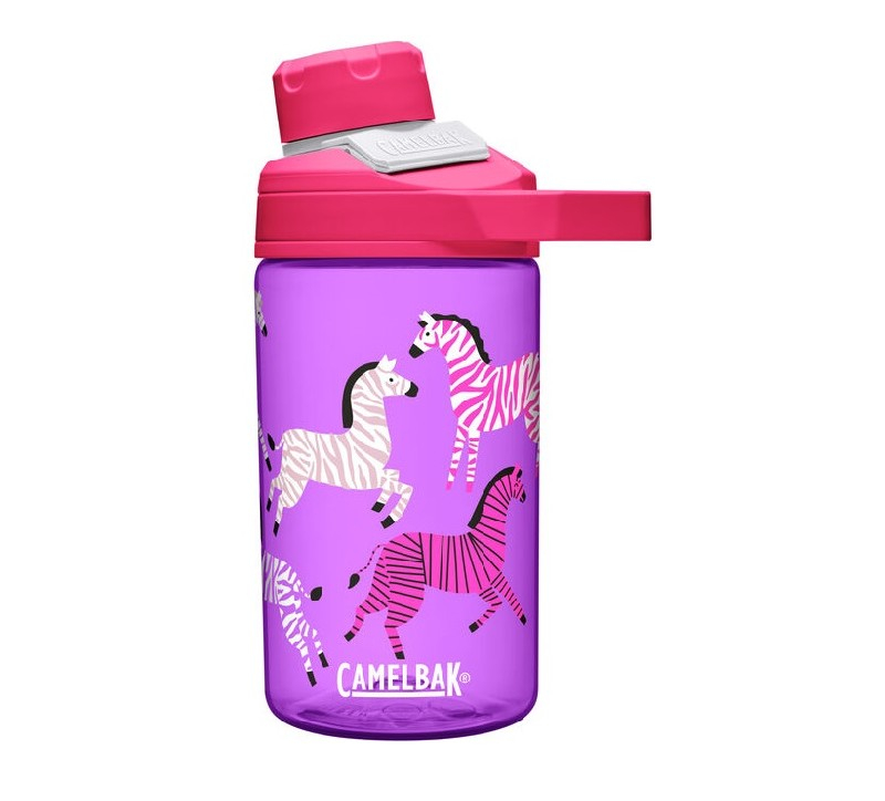 Bidon CAMELBAK pentru copii, 400ml, Zebras, culoare mov roz