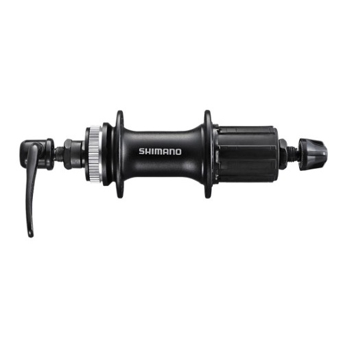 Butuc spate Shimano Acera FH-M3050, 36H, 8 9 10 viteze, Old 135mm, ax 146mm, QR 170mm, pentru rotor center lock, fara protectie pentru montura discului, culoare negru