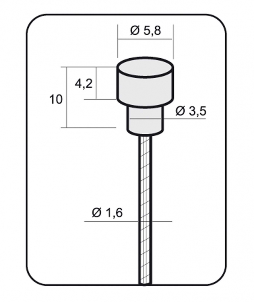 Cablu Frana Alligator Cursiera L-1700mm A 1,5 Slick