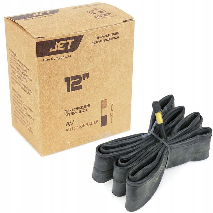 Camera de aer biciclete JET 12  x1,75 2,125 AV-32mm