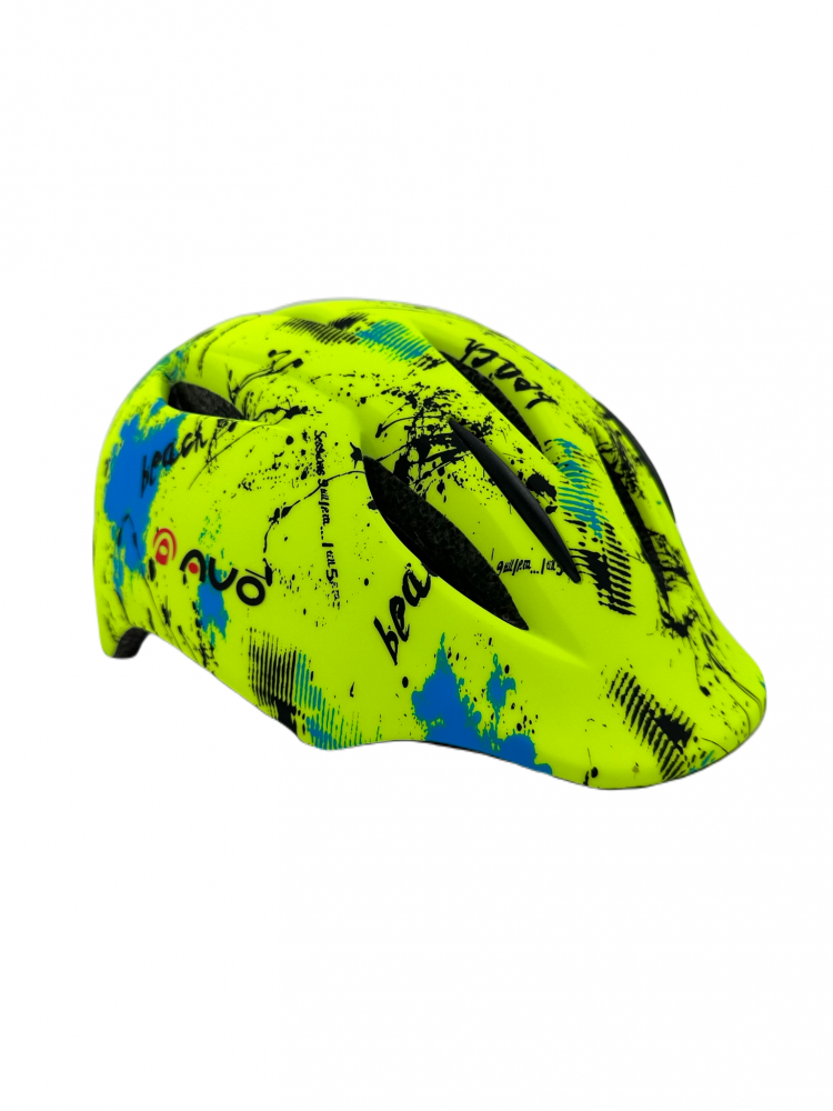 Casca biciclisti AVO-10, marime M (48-52cm), culoare verde fluo [4]