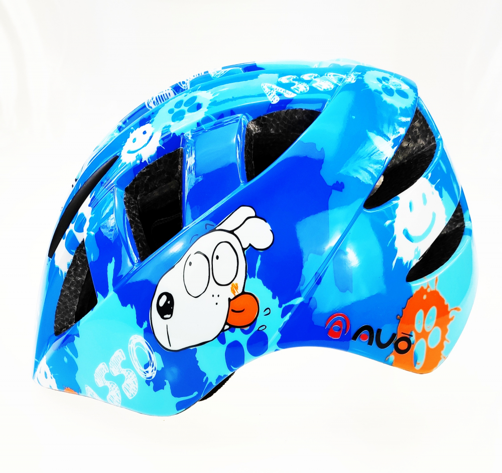 Casca biciclisti AVO-11, marime S (44-48 cm), culoare albastru [3]