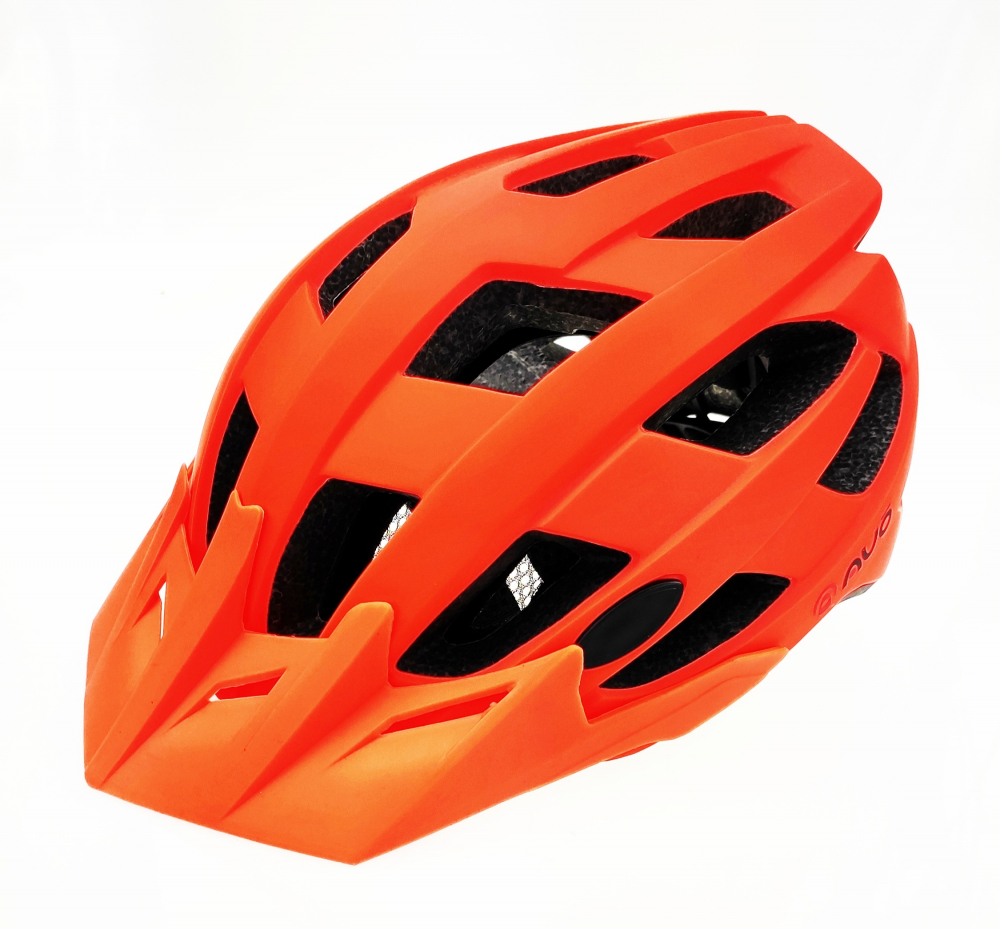 Casca biciclisti AVO-24, culoare portocaliu fluo mat, marime L (58-61cm) [5]