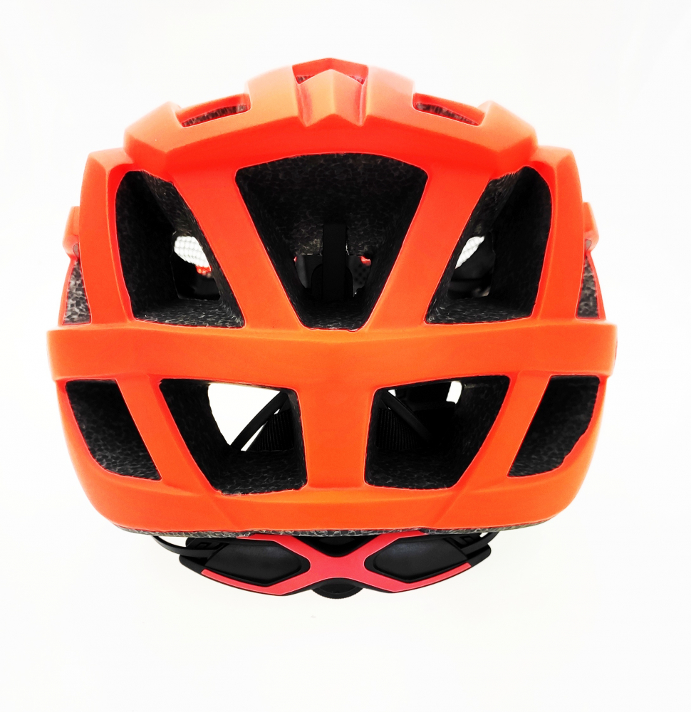 Casca biciclisti AVO-24, culoare portocaliu fluo mat, marime L (58-61cm) [4]