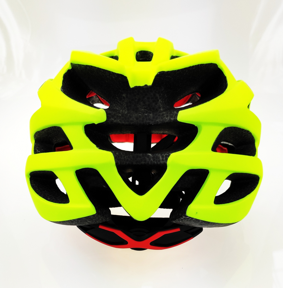 Casca biciclisti AVO-48, marime L (58-62 cm), culoare verde fluo mat [3]