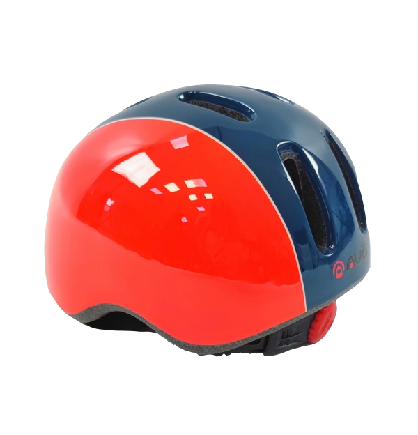 Casca biciclisti AVO-88, marime M (55-59 cm), culoare rosu/bleumarin [2]