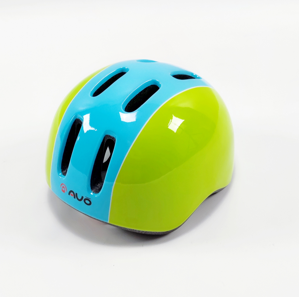 Casca biciclisti AVO-88, marime M (55-59 cm), culoare verde/albastru [3]