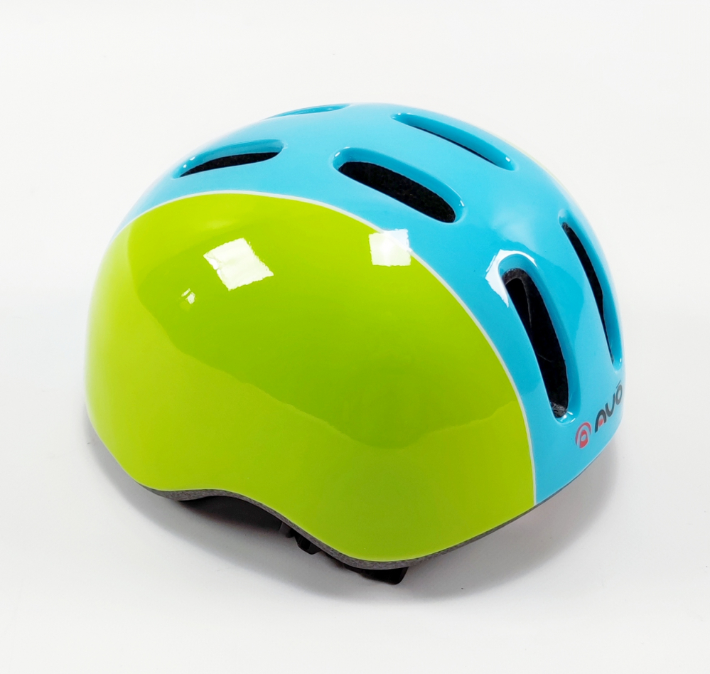 Casca biciclisti AVO-88, marime M (55-59 cm), culoare verde/albastru [2]