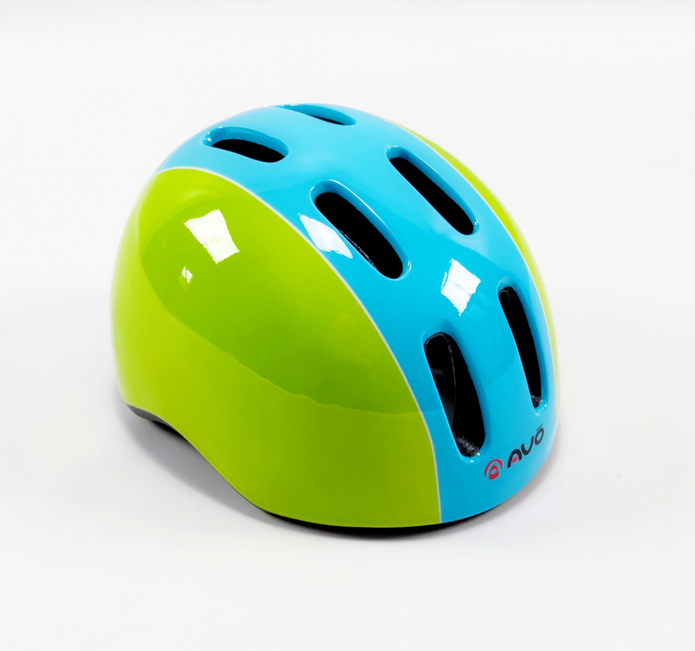Casca biciclisti AVO-88, marime M (55-59 cm), culoare verde/albastru [4]