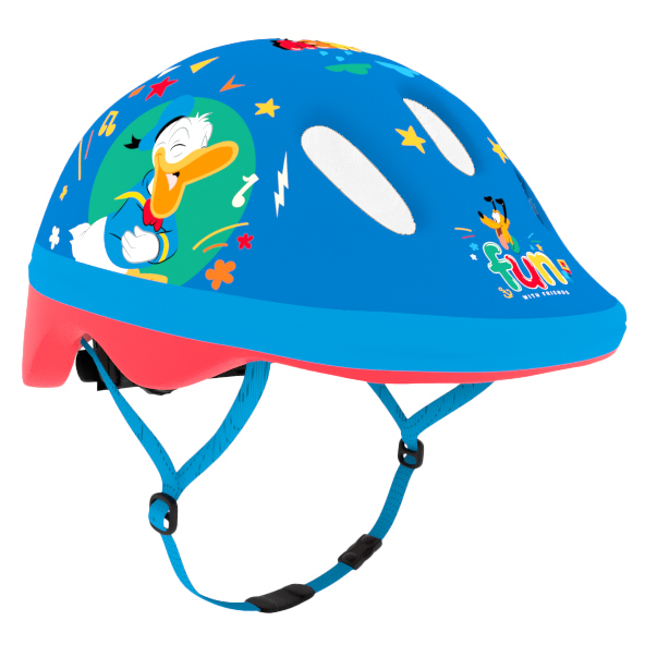 Casca biciclisti copii, model Mickey Mouse, culoare albastru, marime XS(44-48cm)
