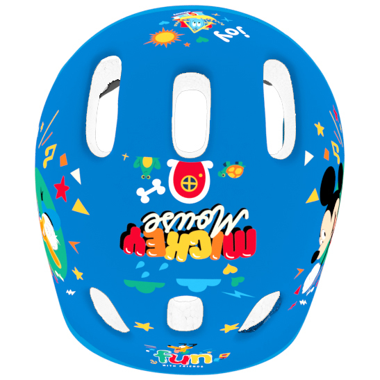 Casca biciclisti copii, model Mickey Mouse, culoare albastru, marime XS(44-48cm) [4]