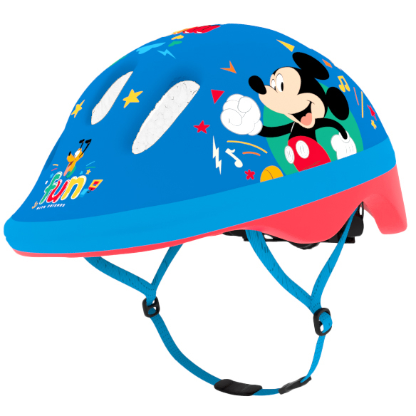 Casca biciclisti copii, model Mickey Mouse, culoare albastru, marime XS(44-48cm) [6]