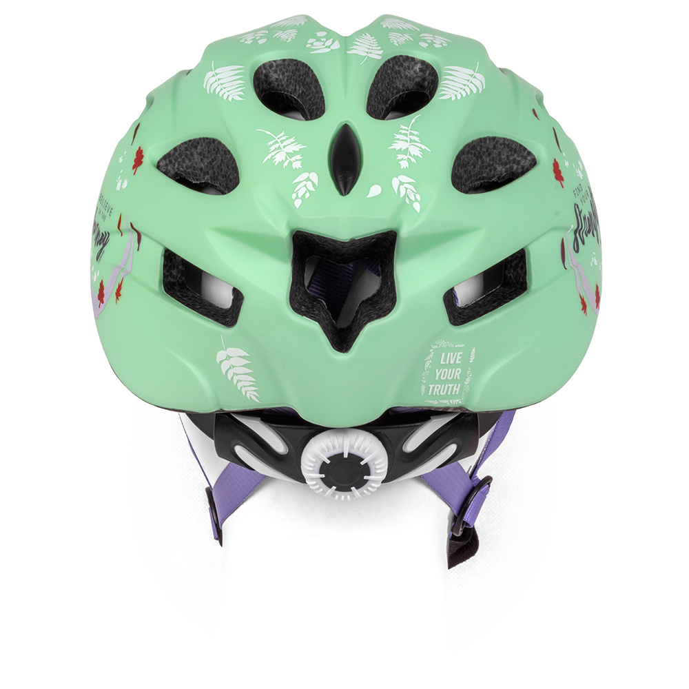 Casca biciclisti copii IN-MOLD, model Frozen II, culoare menta, marime M(52-56cm) [3]