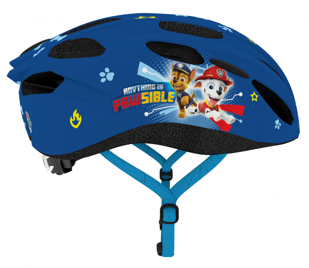 Casca biciclisti copii IN-MOLD, model Paw Patrol, culoare albastru, marime M(52-56cm) [6]
