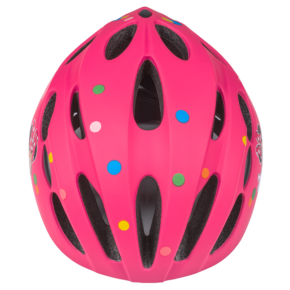 Casca biciclisti copii IN-MOLD, model Minnie Mouse, culoare roz, marime M(52-56cm) [3]