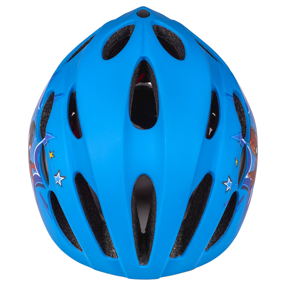 Casca biciclisti copii IN-MOLD, model Spiderman, culoare albastru, marime M(52-56cm) [2]