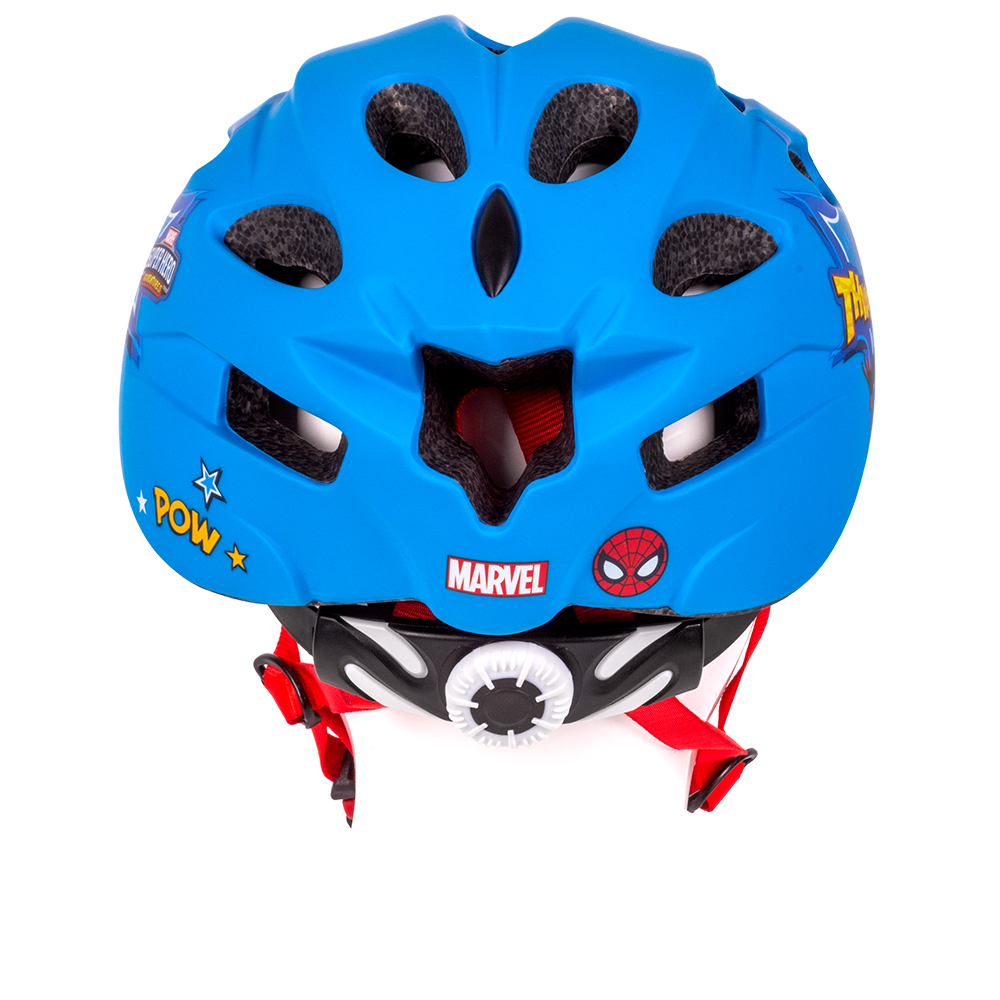 Casca biciclisti copii IN-MOLD, model Spiderman, culoare albastru, marime M(52-56cm) [4]