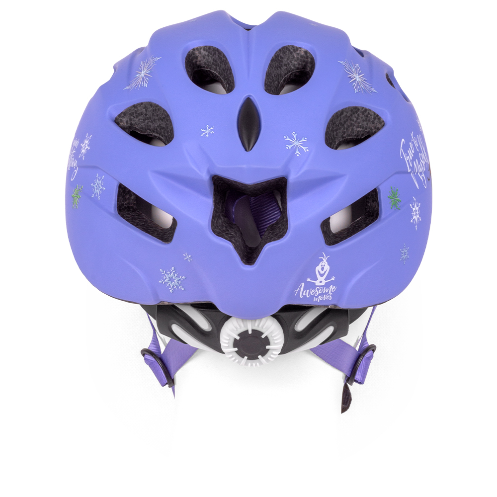 Casca biciclisti copii IN-MOLD, model Frozen II, culoare violet, marime M(52-56cm) [3]