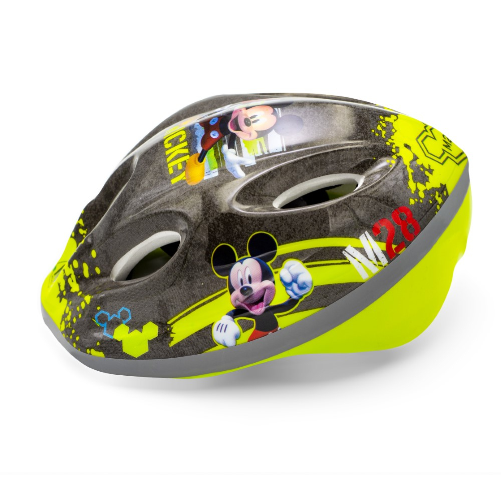 Casca biciclisti copii, model Mickey Mouse, culoare negru/galben, marime M(52-56cm) [4]