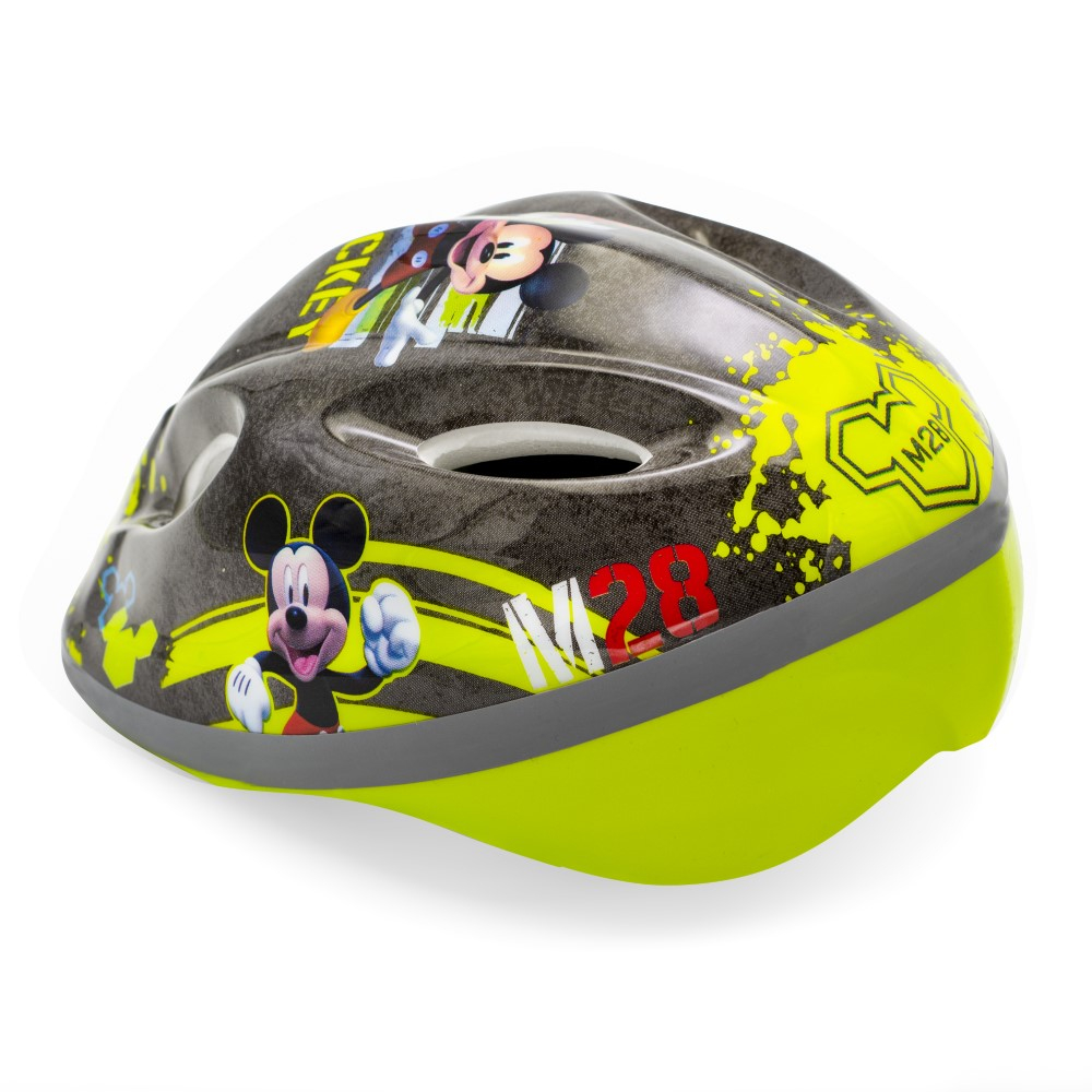Casca biciclisti copii, model Mickey Mouse, culoare negru/galben, marime M(52-56cm) [5]