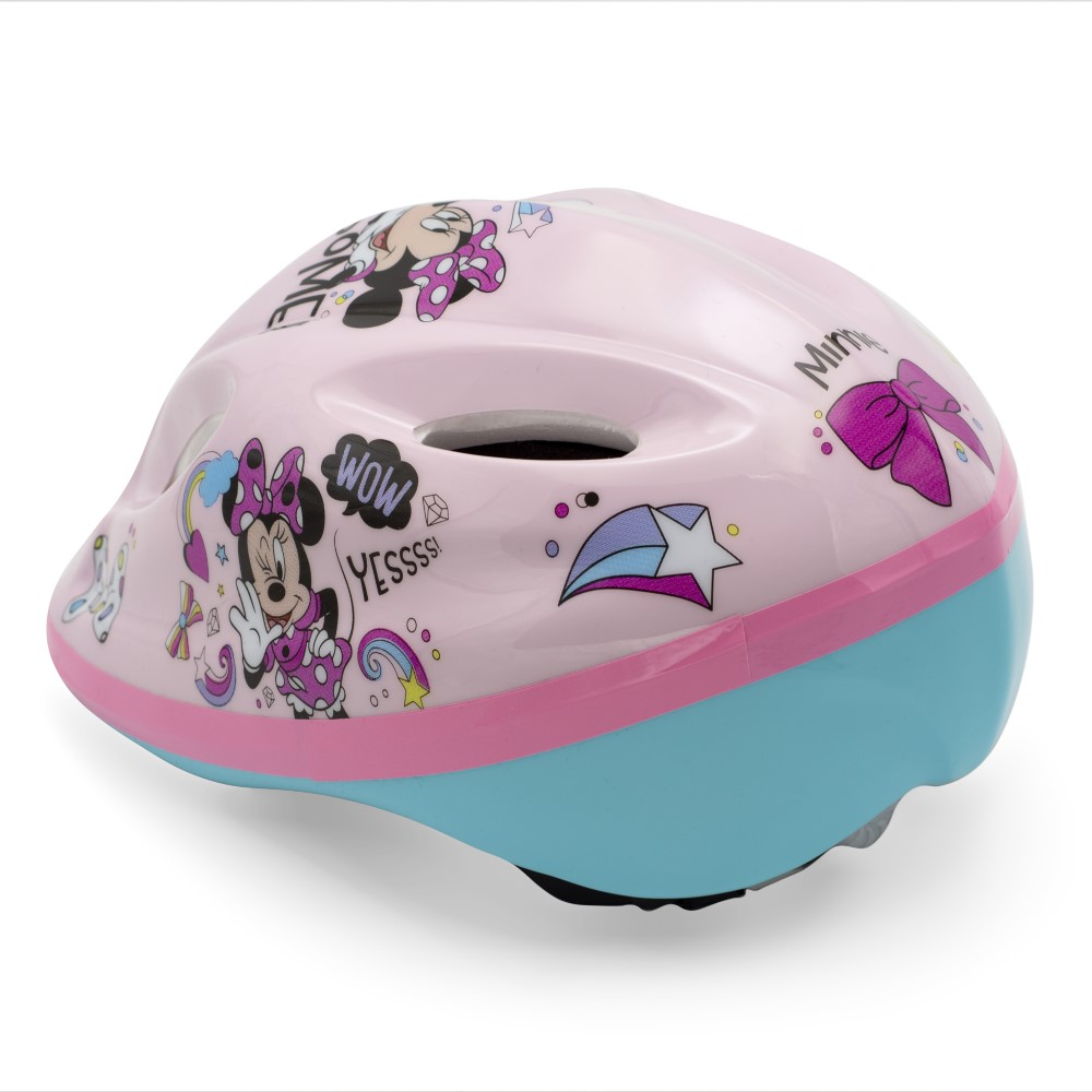 Casca biciclisti copii, model Minnie Mouse, culoare roz, marime M(52-56cm) [5]