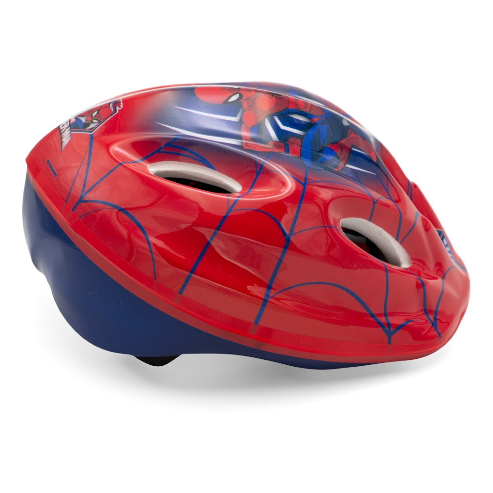 Casca biciclisti copii, model Spiderman, culoare rosu, marime M(52-56cm) [7]