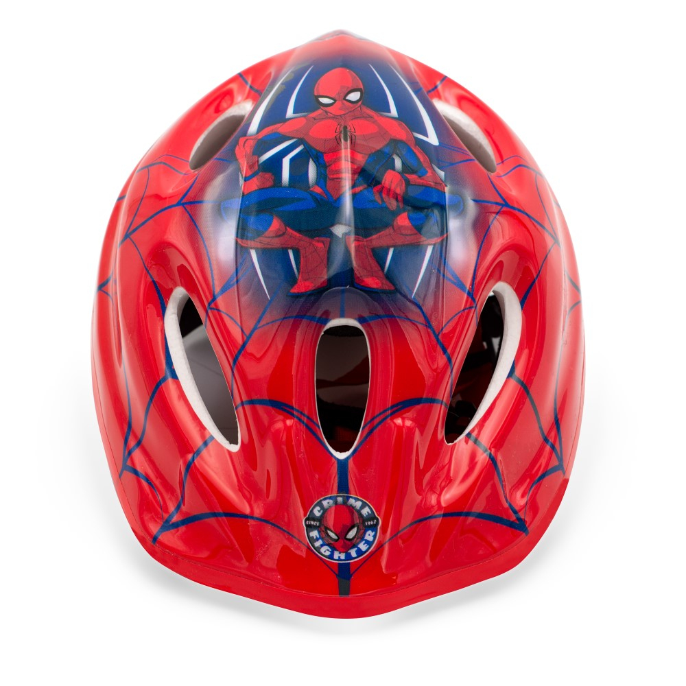 Casca biciclisti copii, model Spiderman, culoare rosu, marime M(52-56cm) [9]