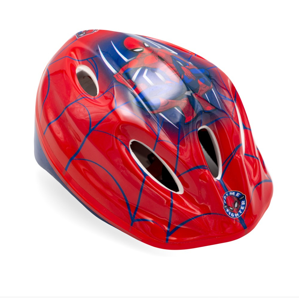 Casca biciclisti copii, model Spiderman, culoare rosu, marime M(52-56cm) [8]