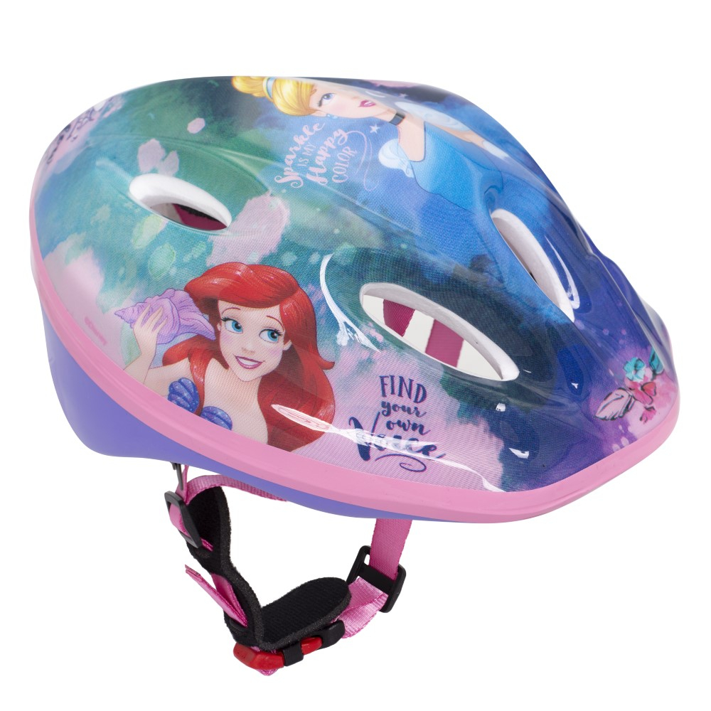 Casca biciclisti copii, model Princess, culoare albastru roz, marime M(52-56cm)