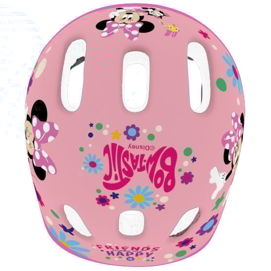 Casca biciclisti copii, model Minnie Mouse, culoare roz, marime XS(44-48cm) [3]