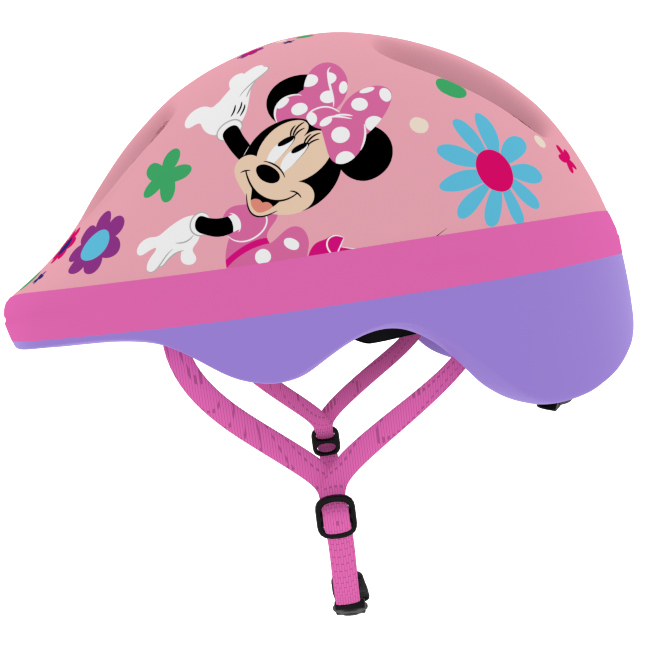 Casca biciclisti copii, model Minnie Mouse, culoare roz, marime XS(44-48cm) [2]