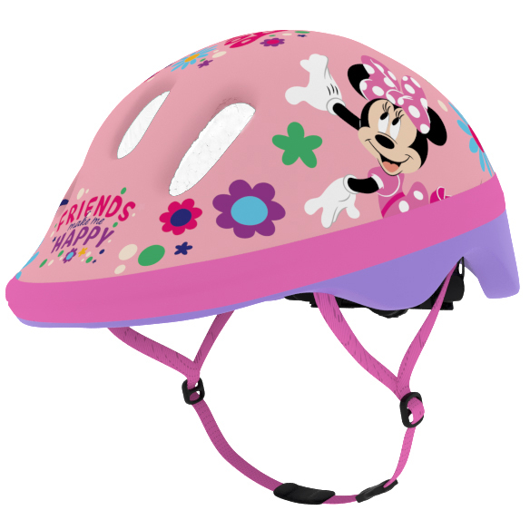 Casca biciclisti copii, model Minnie Mouse, culoare roz, marime XS(44-48cm) [5]