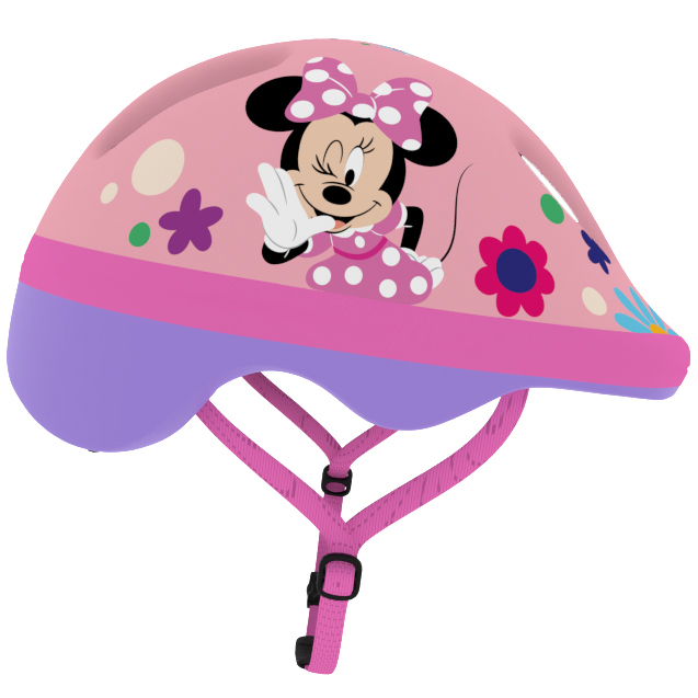 Casca biciclisti copii, model Minnie Mouse, culoare roz, marime XS(44-48cm) [6]