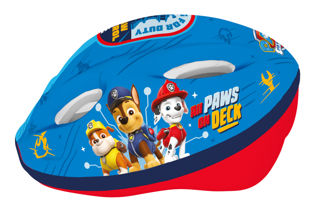 Casca biciclisti copii, model Paw Patrol, culoare albastru, marime M(52-56cm) [6]